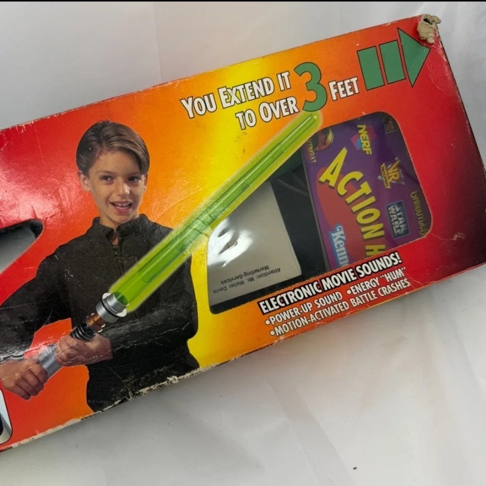 Vintage 1995 Kenner Star Wars Power of the Force Luke Skywalker Lightsaber 69795